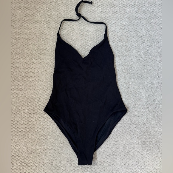 Aqua Black Women's tie back Swimsuit - Picture 4 of 9
